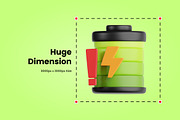 3D Electric Vehicle Icon, an Object 3D Model by SLAB! Design (Thumbnail 2 of 4)