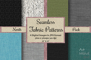 Seamless Fabric Patterns -North Pack