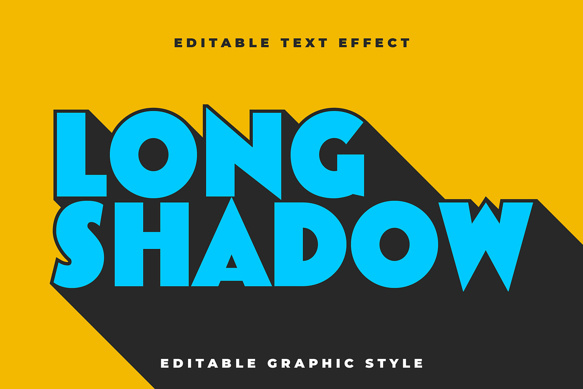 Bold Long Projection Text Effect, a Templates & Theme by studiogstock (Photo 3 of 3)
