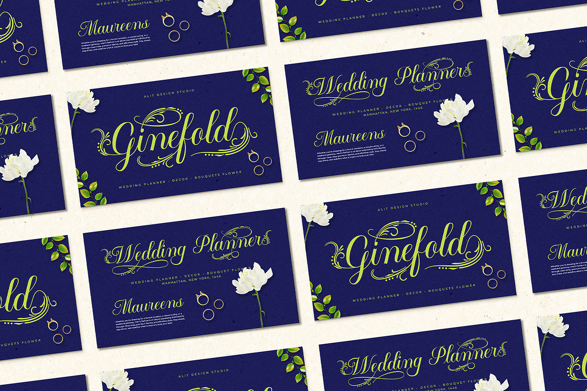 Flowmery Typeface, a Script Font by alit design (Photo 4 of 15)