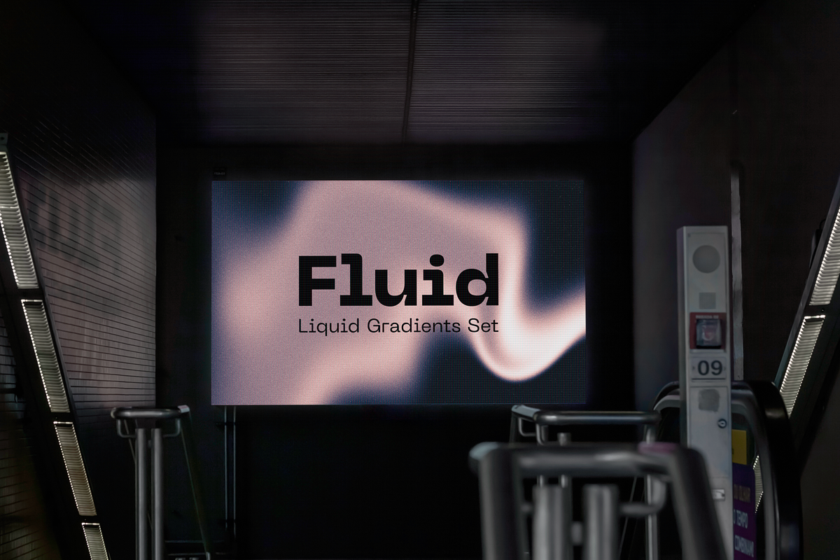 Fluid 4 Retro-Futuristic Backgrounds, a Background Graphic by Katedsgn (Photo 13 of 13)