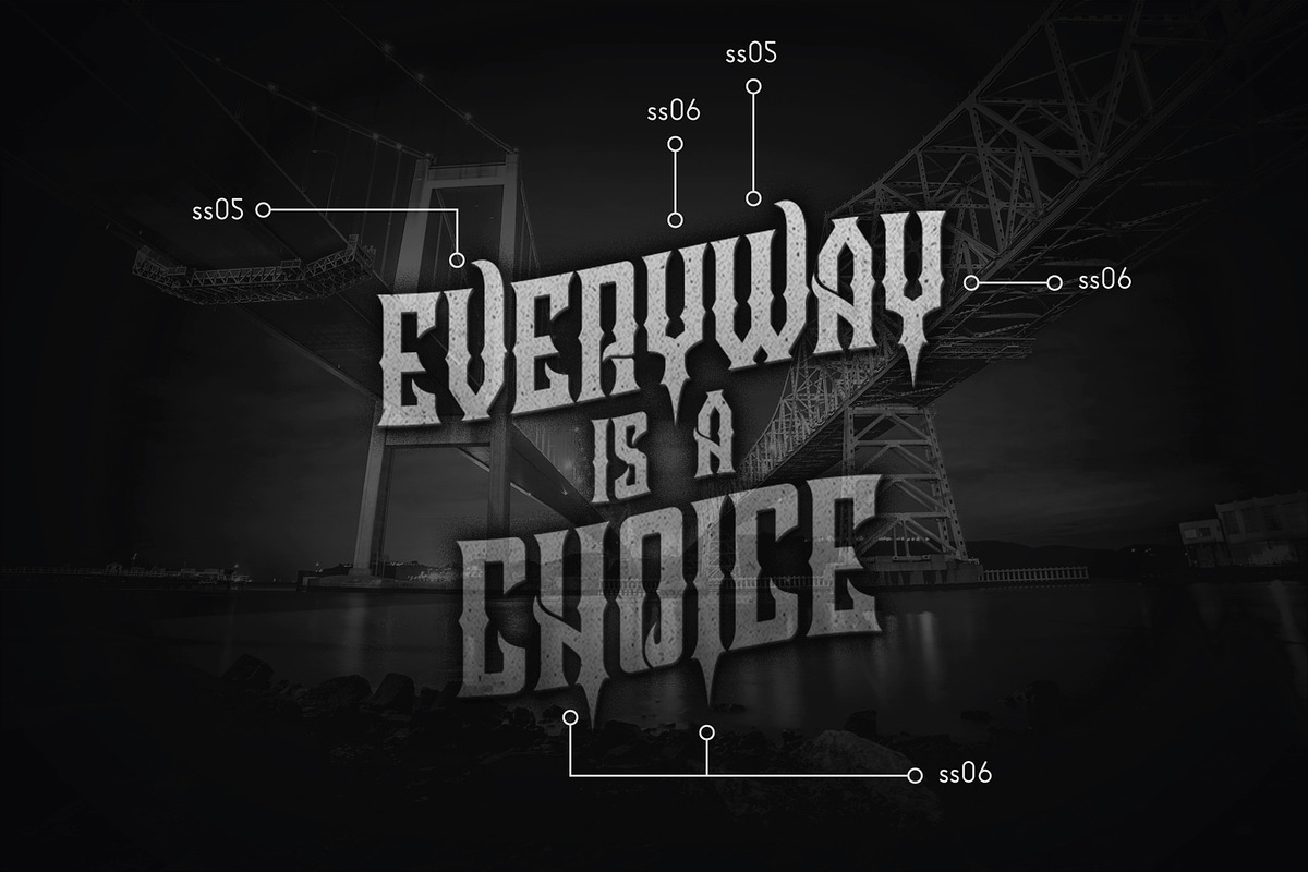 Crozzoe Decorative Typeface, a Serif Font by Vacatype Co. (Photo 5 of 5)