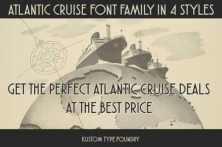 Atlantic Cruise Font Family