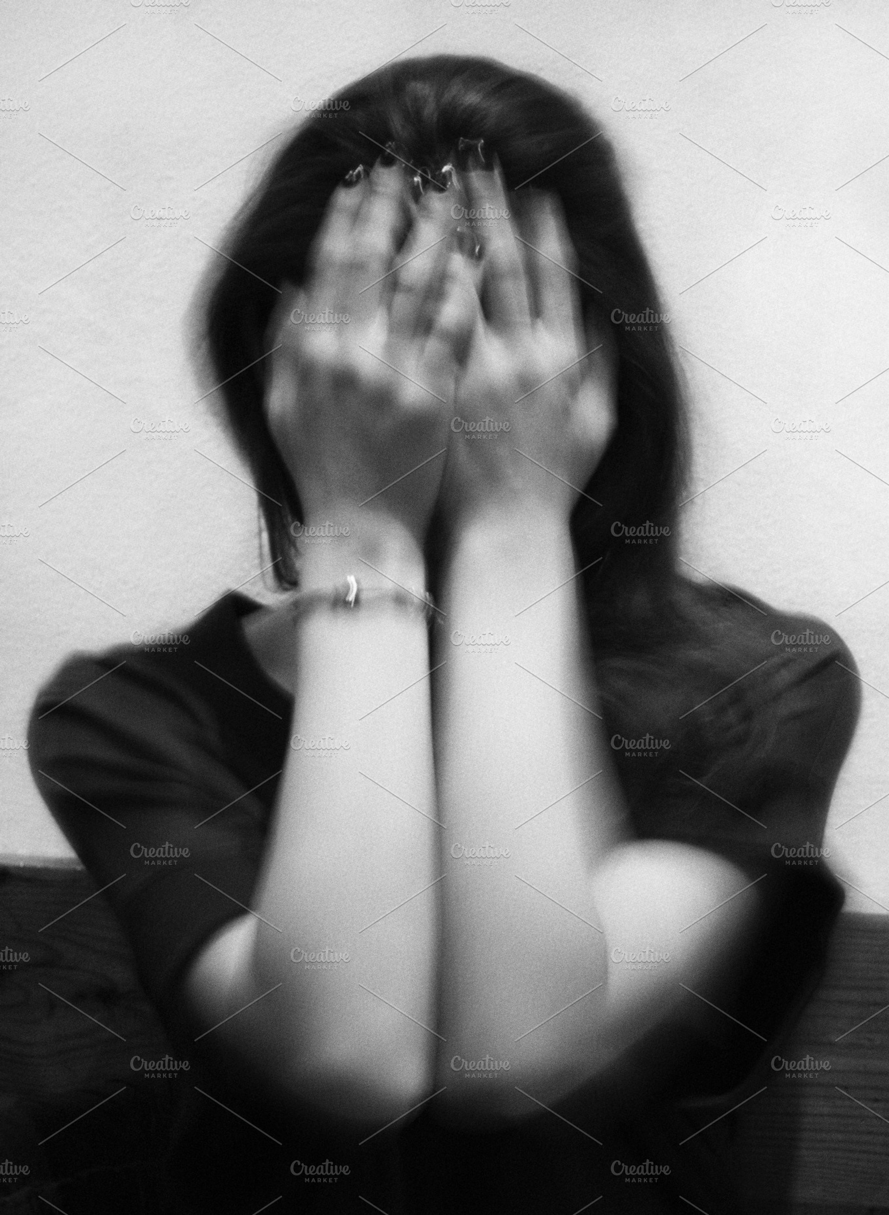 Woman hiding, a Person Photo by The Image Shop