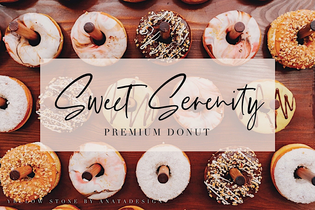 Sale 20% // Yellow Stone, a Script Font by Anatadesign (Photo 13 of 14)