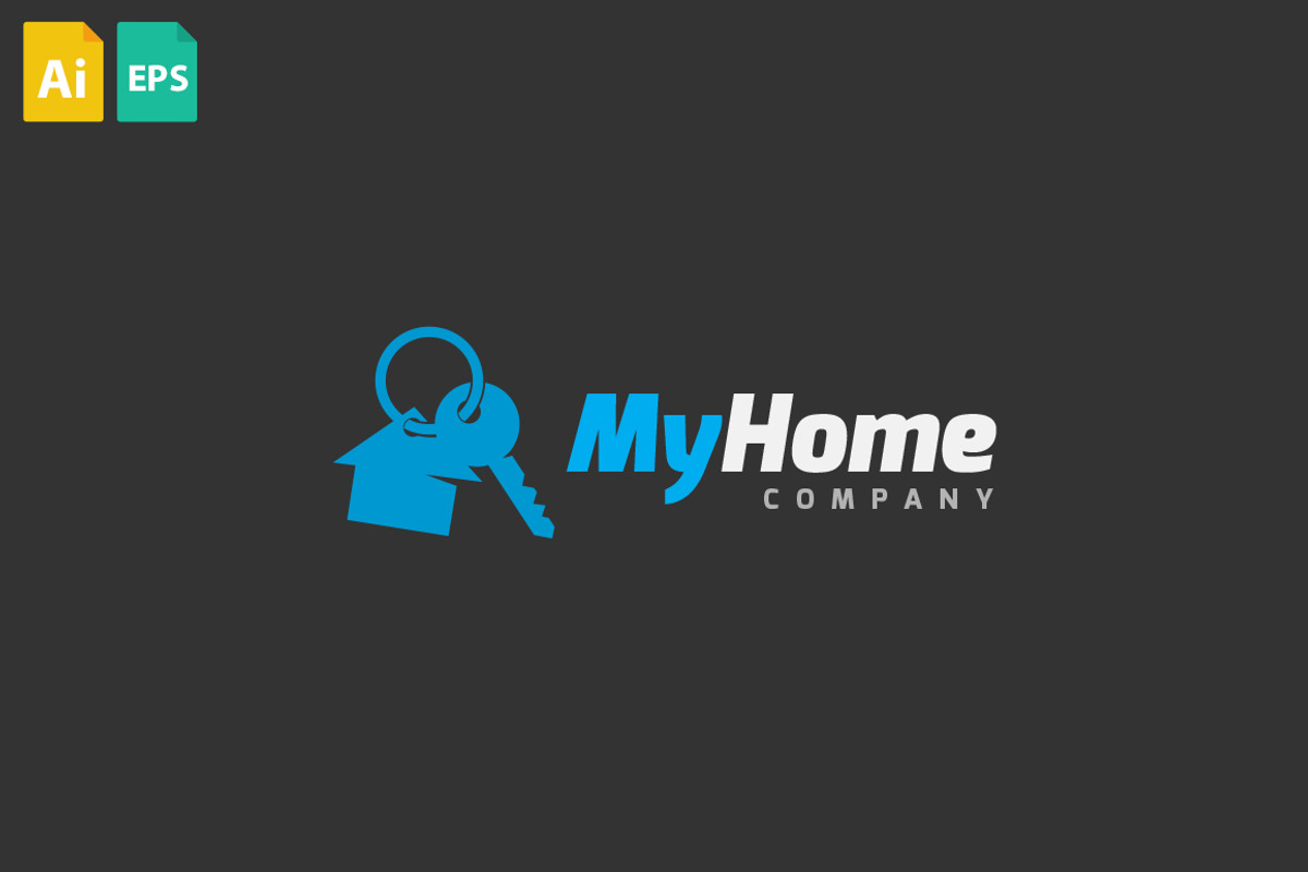 MyHome Logo, a Branding & Logo Template by Schneider Design Store (Photo 1 of 2)