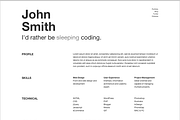 Reskee Resume Bootstrap 4 Template, a Bootstrap Template by Cardeo (Thumbnail 4 of 4)