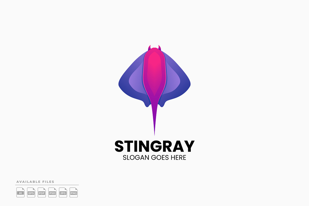 Stingray Gradient Colorful Logo, a Branding & Logo Template by Zeer Graphic