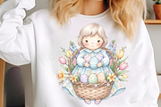 Easter Basket Clipart PNG Bundle, an Illustration by SinaCreation (Thumbnail 7 of 11)
