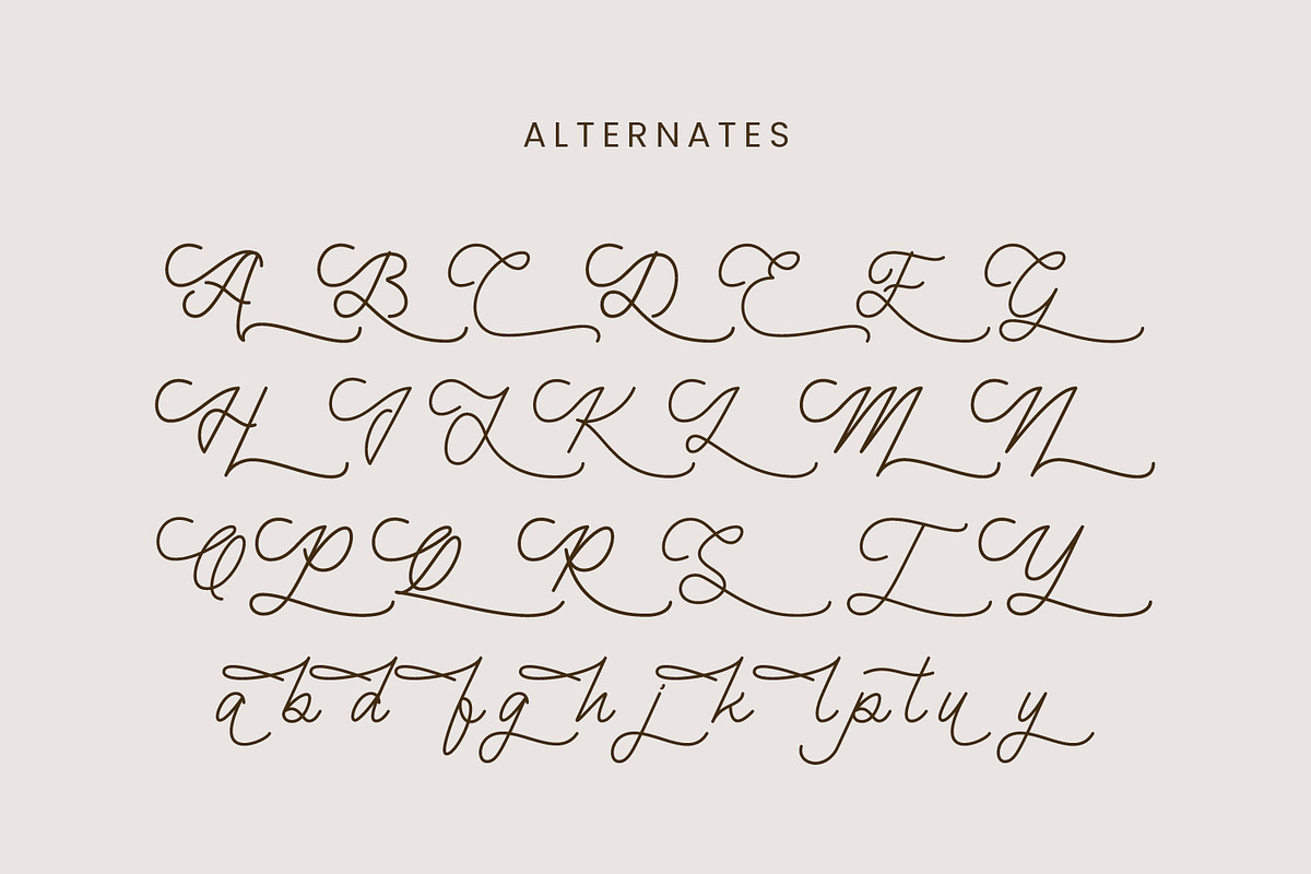 Glanbois - Monoline Script Font, a Script Font by Favo Write (Photo 12 of 12)