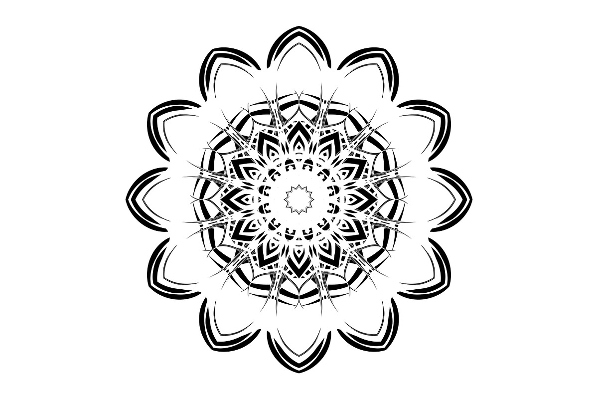 High Quality Mandala Clipart Bundle, a Decorative Illustration by NJ Himel (Photo 102 of 103)