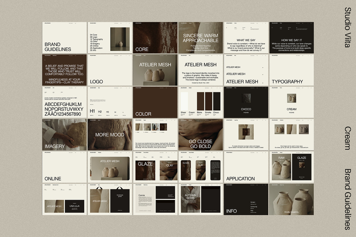 Brand Guidelines Template | InDesign, a Presentation Template by Studio Viita (Photo 10 of 11)