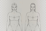 Plus Size Female Fashion Figure, a Person Illustration by designs.svkl (Thumbnail 8 of 8)