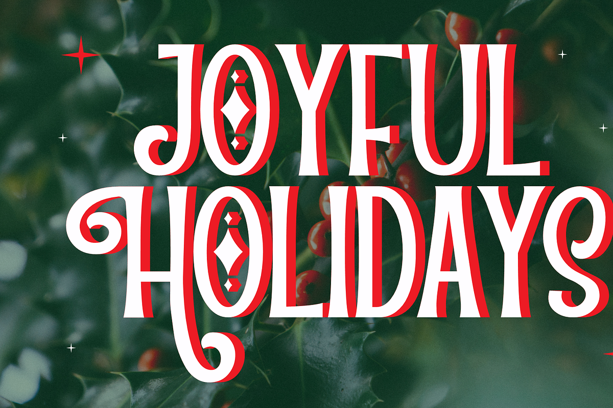Criemas - Christmas Display Typeface, a Handwritten Font by MaikoHatta (Photo 6 of 8)