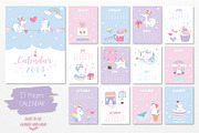 Adorable animal calendar 3# 2019, an Illustration by Piixypeach (Thumbnail 3 of 7)