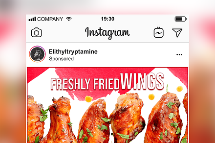 Fresh Wings - Social Media Banner