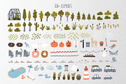 Seasons Landcape & Map Creator, an Object Graphic by MaNechaeva (Thumbnail 5 of 11)