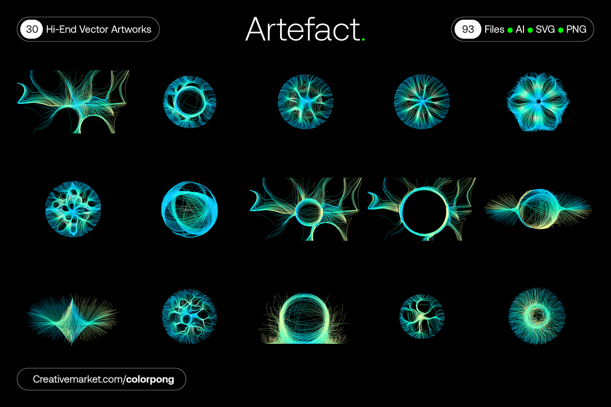 Artefact – Vector Bundle, a Technology Illustration by Colorpong (Photo 17 of 17)