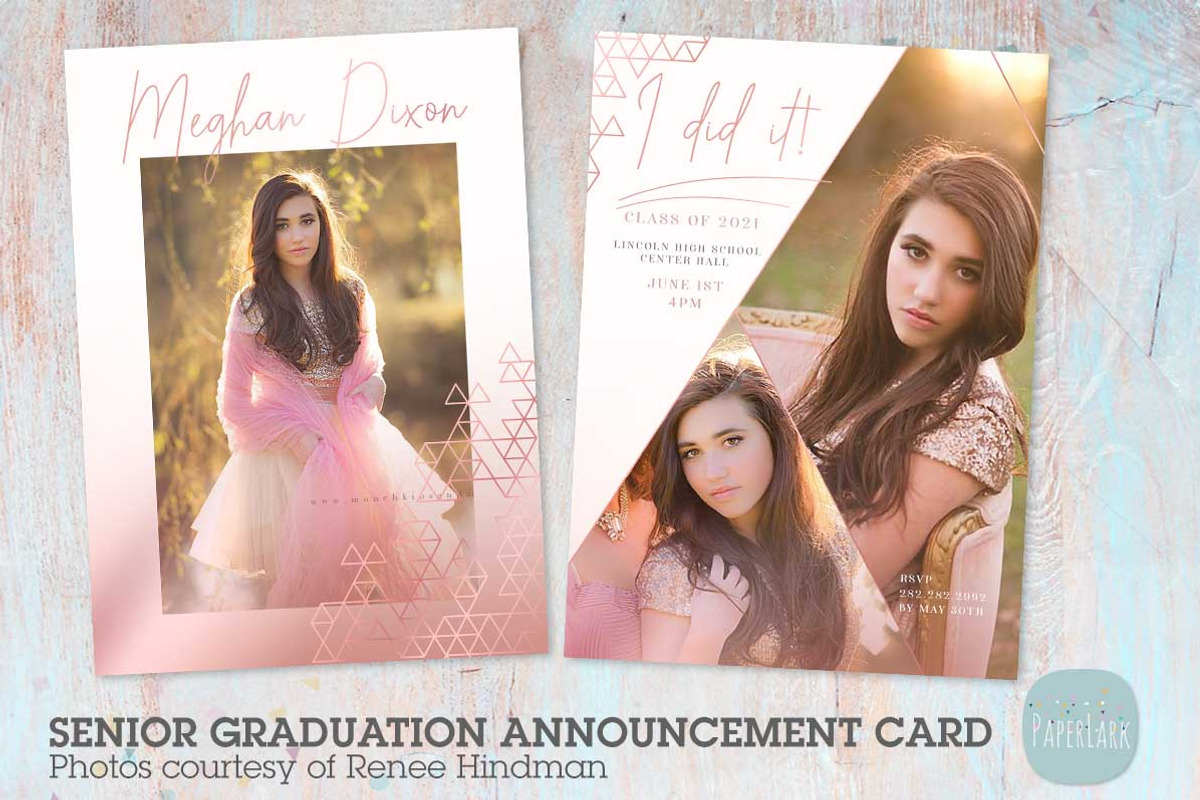 AG031 Senior Graduation Card, a Card Template by Paper Lark (Photo 2 of 4)