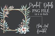 Coquette Coastal Summer Frame, an Illustration by Rose Art (Thumbnail 7 of 7)