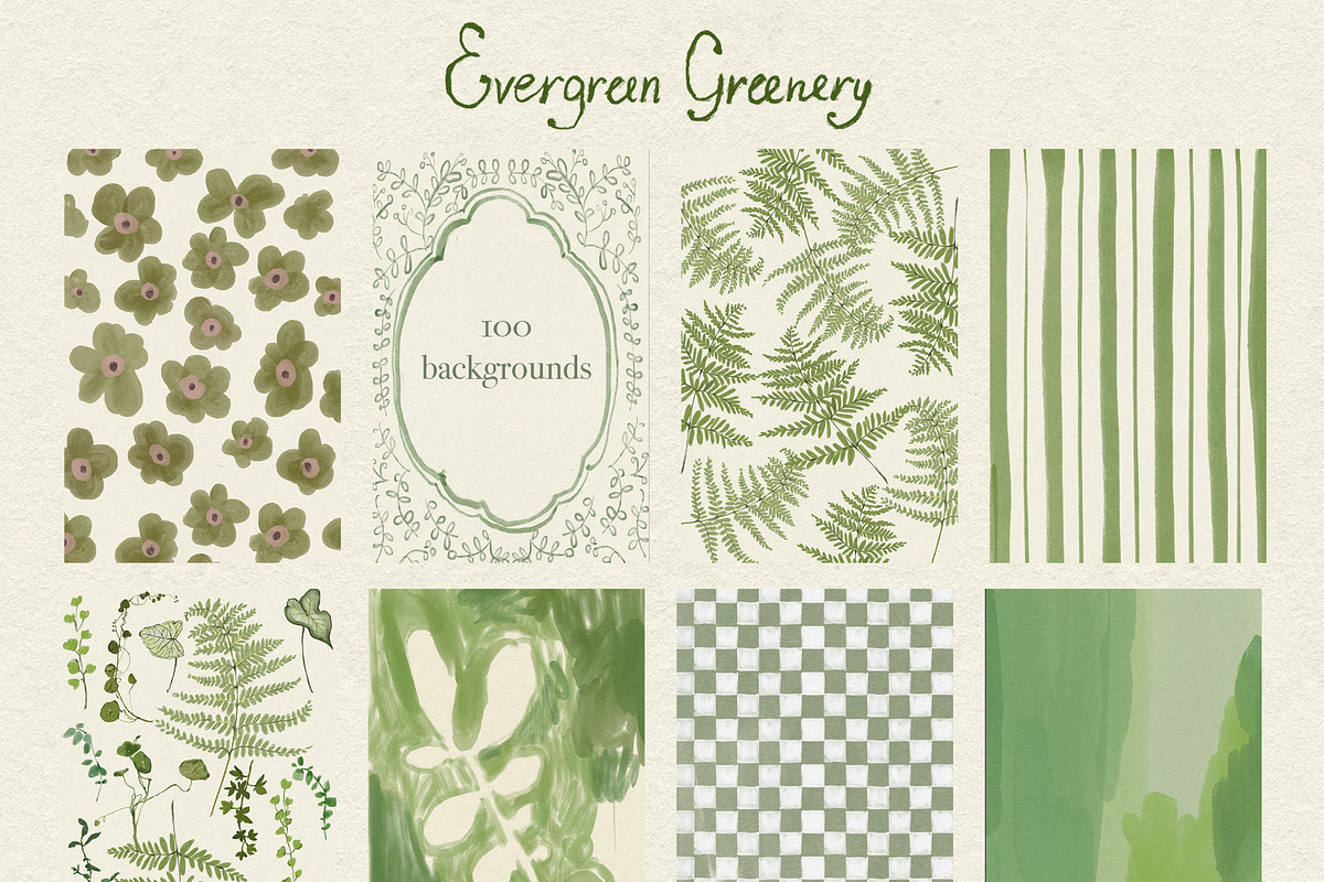 Greenery & Ferns PNG Illustrations, a Decorative Illustration by whiteheartdesign (Photo 2 of 19)