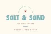 Boyish & Weird, a strange font, a Sans Serif Font by Rachel White Art (Thumbnail 4 of 12)