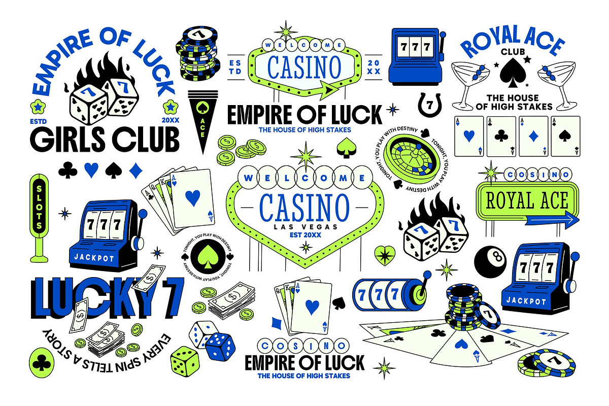 Vegas Casino Pack, an Object Graphic by Pixflow (Photo 8 of 8)