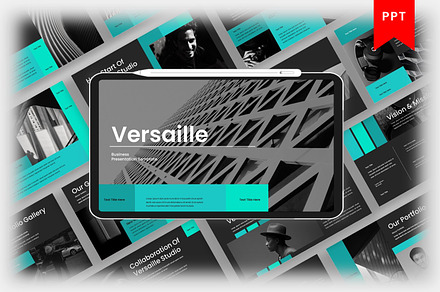 Versaille-Business PowerPoint, a Presentation Template by kreatifreya