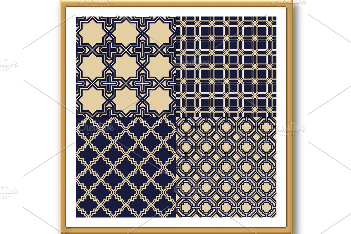 Set of geometric patterns, a Pattern Graphic by RODINA (Photo 3 of 3)