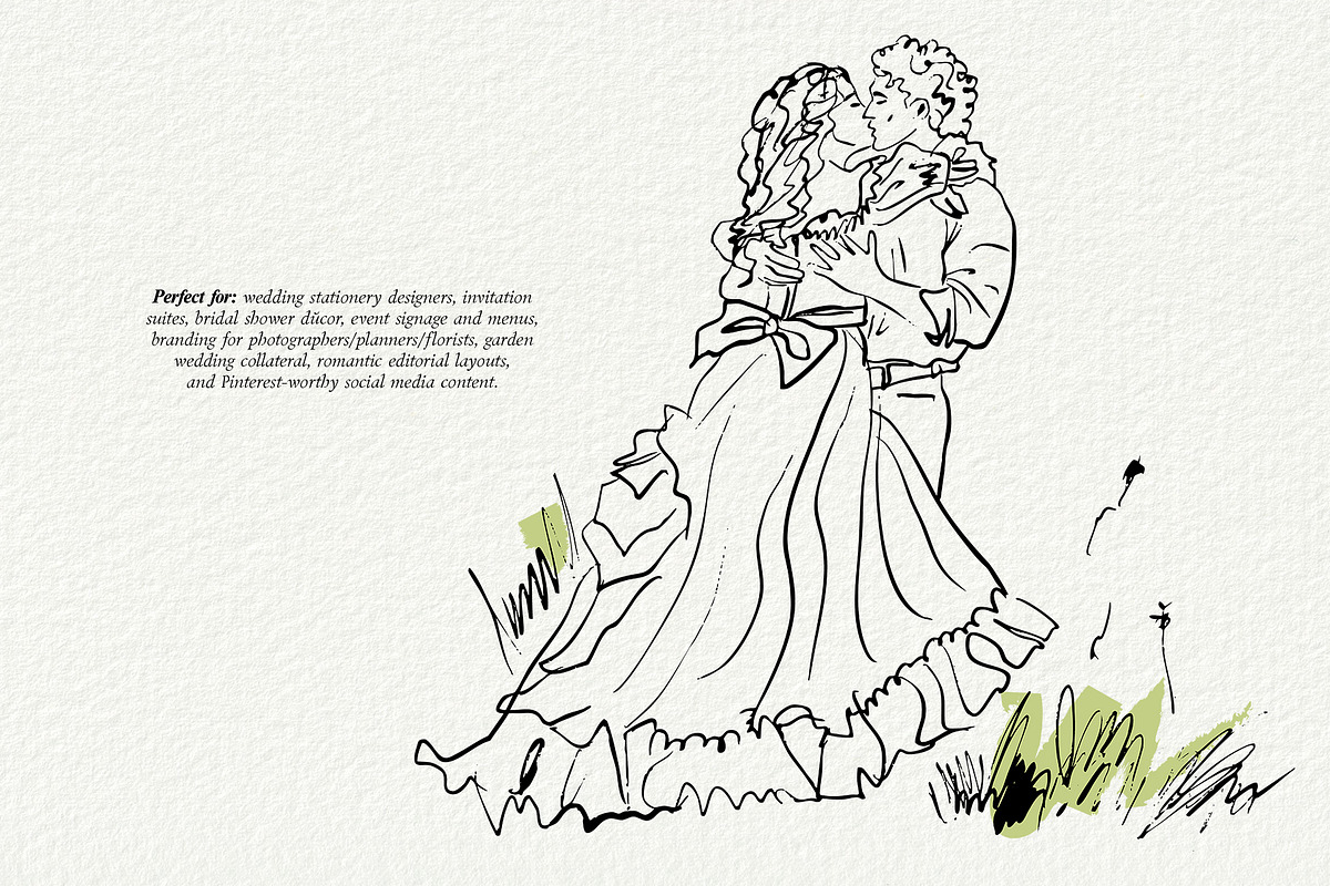 New Perennial Garden Wedding, a Decorative Illustration by divanovskaya_nv (Photo 18 of 27)