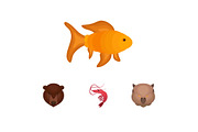 Paper Art Animal Illustration Set, an Animal Illustration by studiogstock (Thumbnail 2 of 3)
