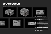 Plastic Logistics Boxes Mockup, a Product Mockup by ZUITag (Thumbnail 6 of 7)