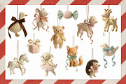 Whimsy Christmas Collage Pack, an Object Graphic by divanovskaya_nv (Thumbnail 8 of 20)