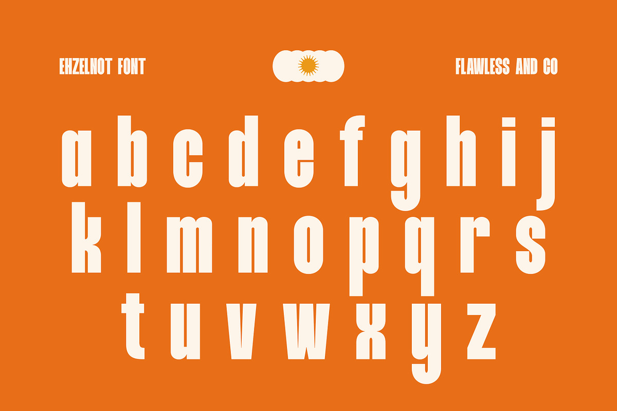 Ehzelnot - Bold Condensed Sans Font, a Sans Serif Font by Flawless And Co (Photo 7 of 10)