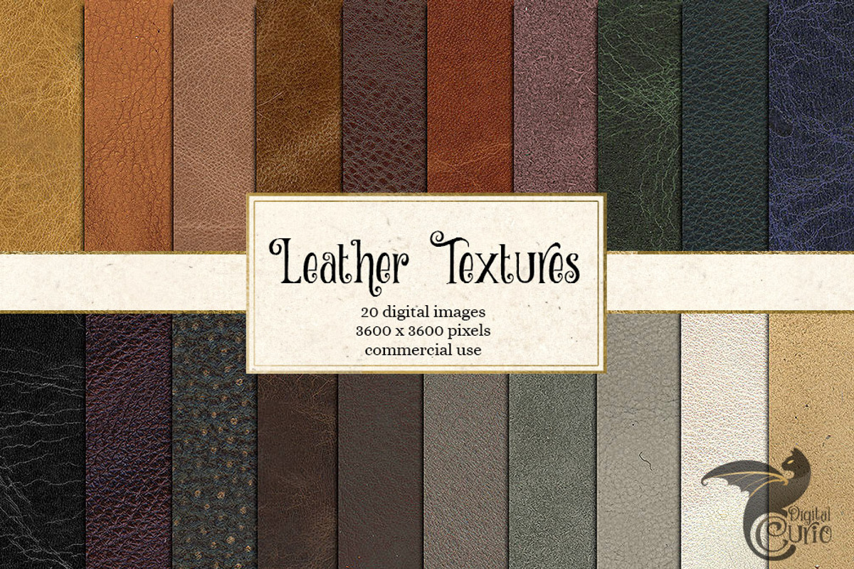 Leather Textures, a Texture Graphic by Digital Curio (Photo 1 of 2)