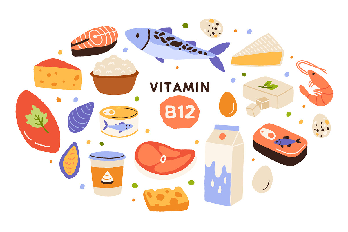 Food products, vitamin groups set, a Food Illustration by Good Studio (Photo 7 of 19)