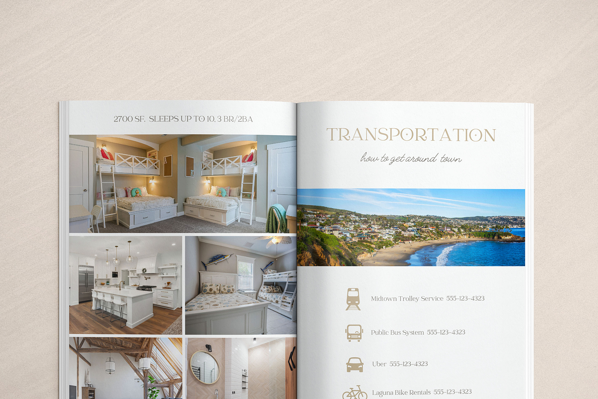 Air BNB Welcome Book for Canva, a Templates & Theme by Sweet Little Muse (Photo 6 of 9)