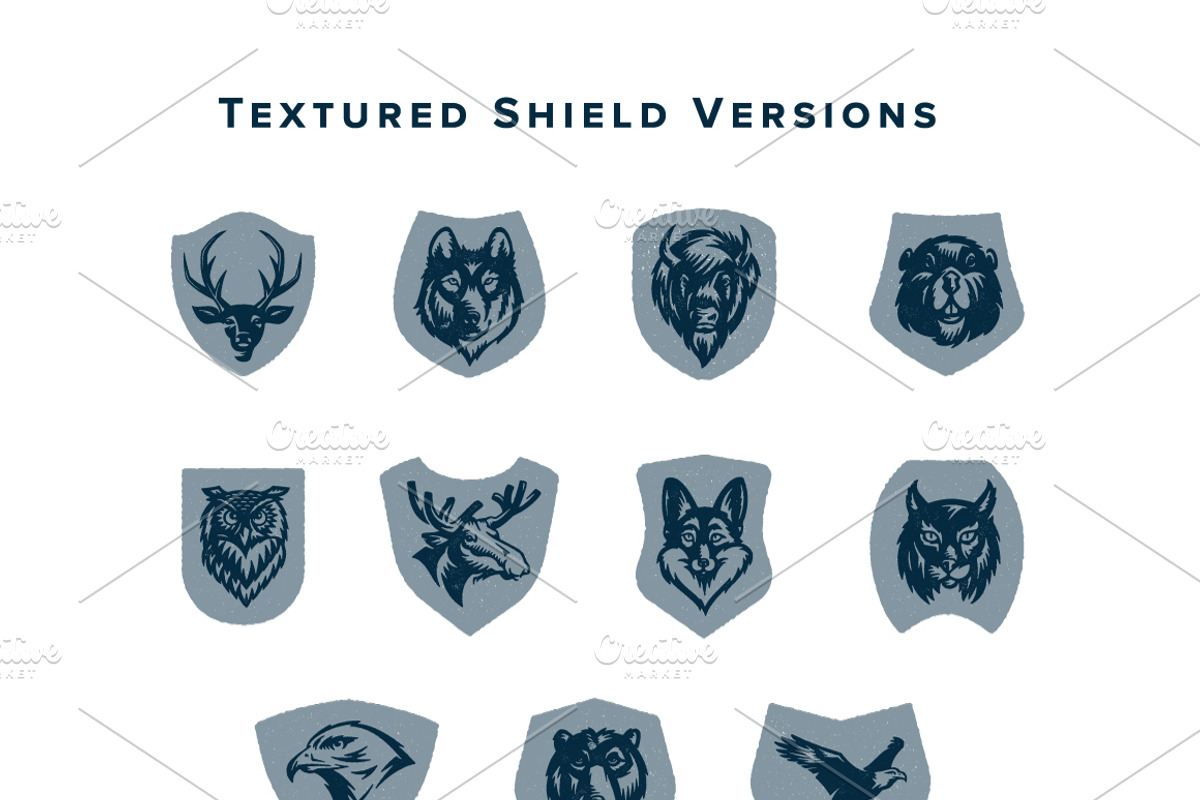 Animals Marks & Badges Bundle, a Branding & Logo Template by Tortugastudios (Photo 9 of 13)