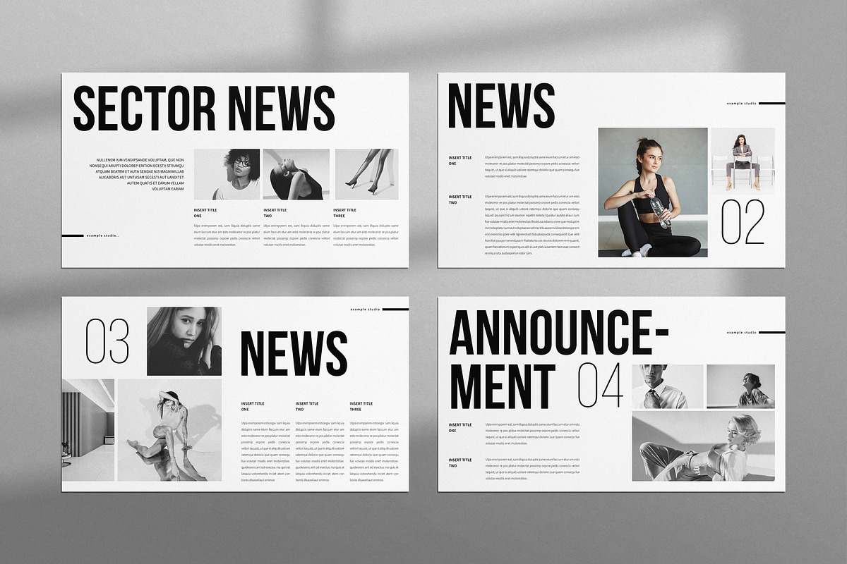 Newsletter Presentation Template, a Presentation Template by ...