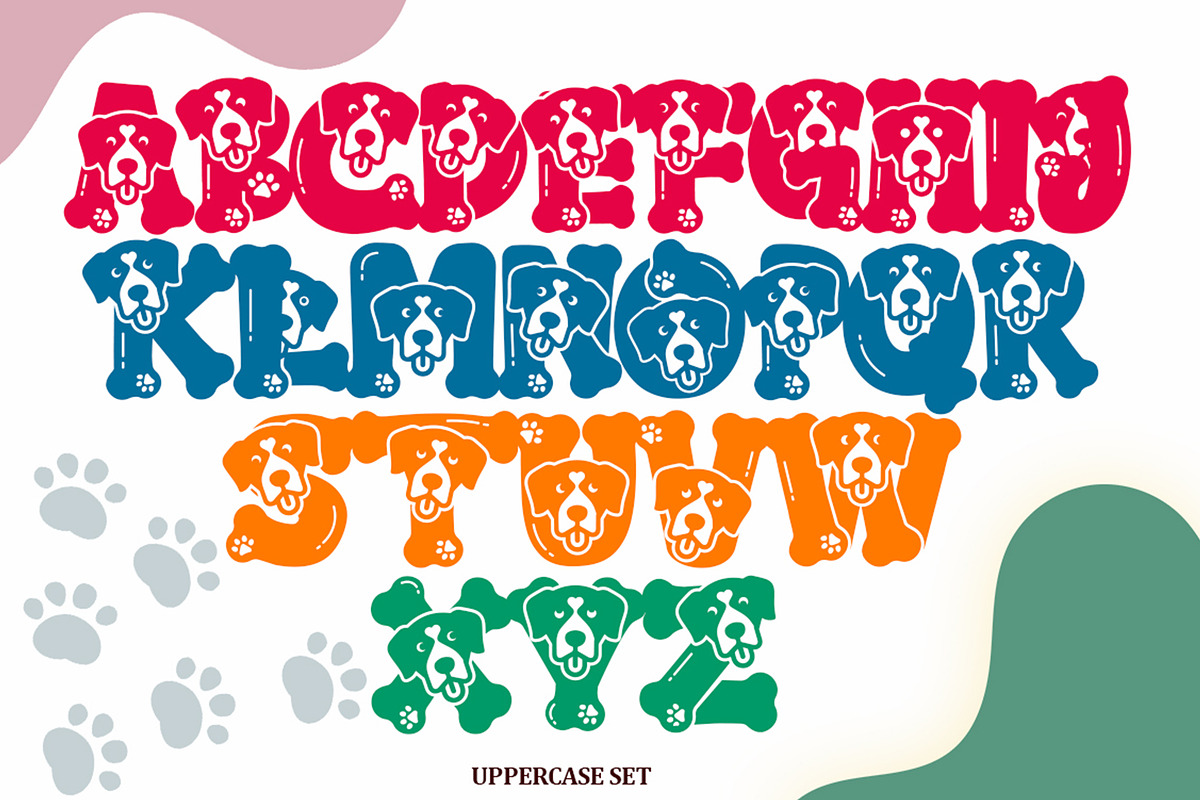 Funny Puppy | Funny Display Font, a Font by rulihoki studio (Photo 3 of 8)