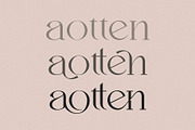 Aotten, a Serif Font by Penatic Studio (Thumbnail 6 of 10)