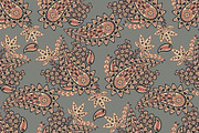 Paisley seamless fabric pattern, a Pattern Graphic by antalogiya (Thumbnail 4 of 5)
