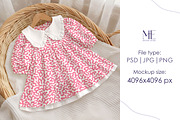Baby Girl Dress Mockup Toddler Outfi, a Mockup by Mie Mockup Studio (Thumbnail 4 of 7)