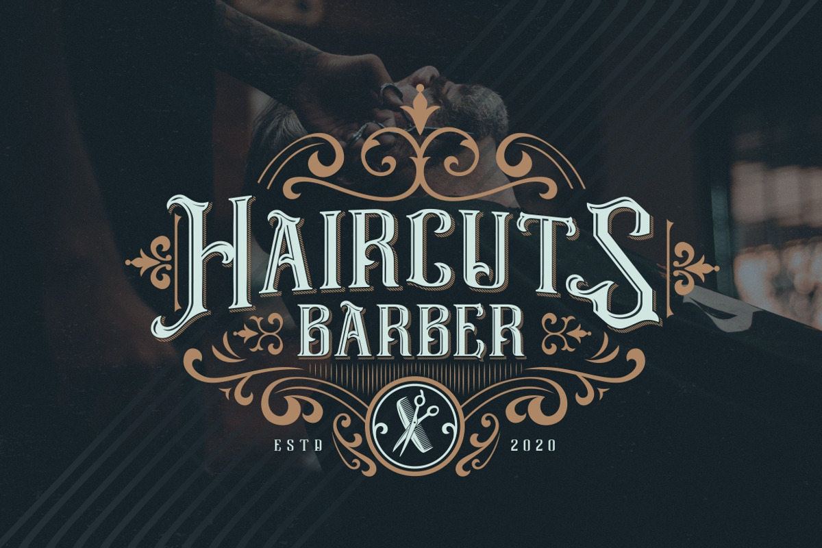 Graphite - Vintage Decorative Font, a Font by HansCo Studio (Photo 4 of 11)