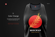 Women's Tank Top Mockups, Front Back, a Shirt Mockup by HelenStock (Thumbnail 3 of 9)