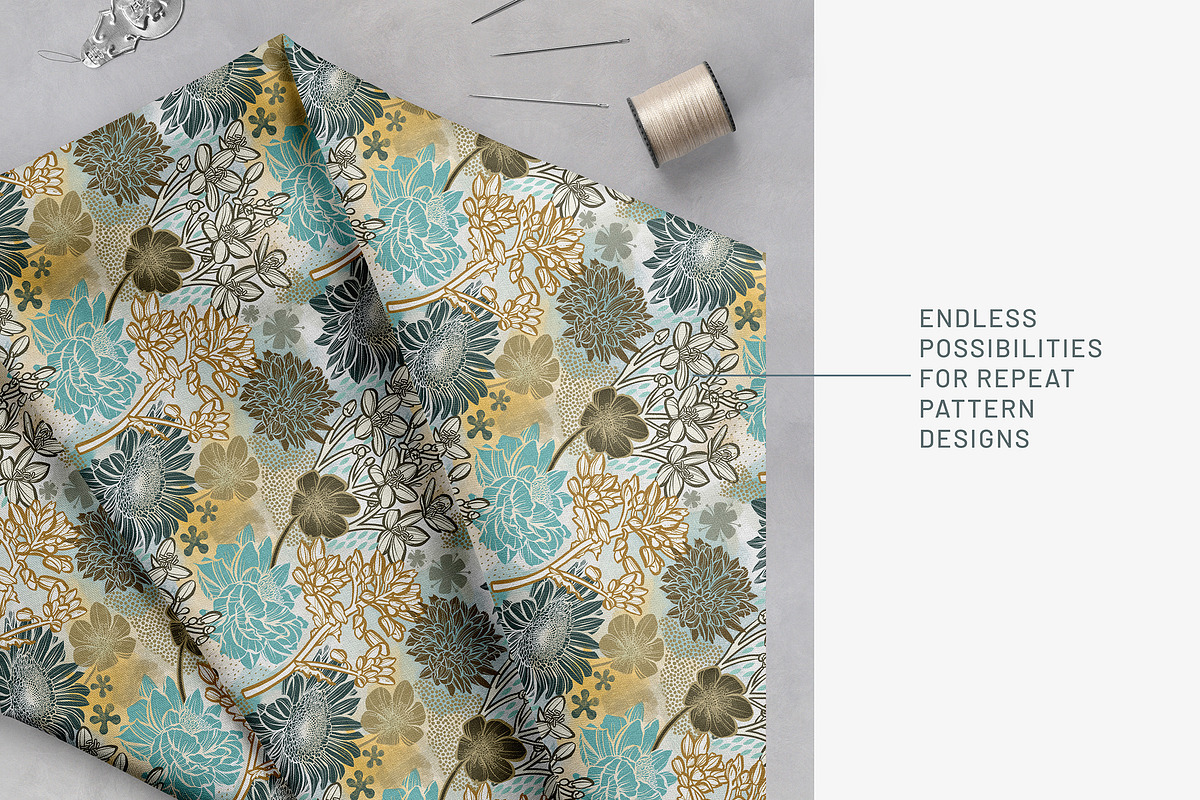 Floral Procreate Stamp Brushes 11, a Brushes & More by DeloresArt (Photo 10 of 16)