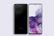 Samsung Galaxy s20 Ultra Mockup, a Product Mockup by Design by Mirko (Thumbnail 3 of 3)