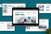 Health Protocols - Medical Key, a Presentation Template by Deepslide Studio (Thumbnail 1 of 6)
