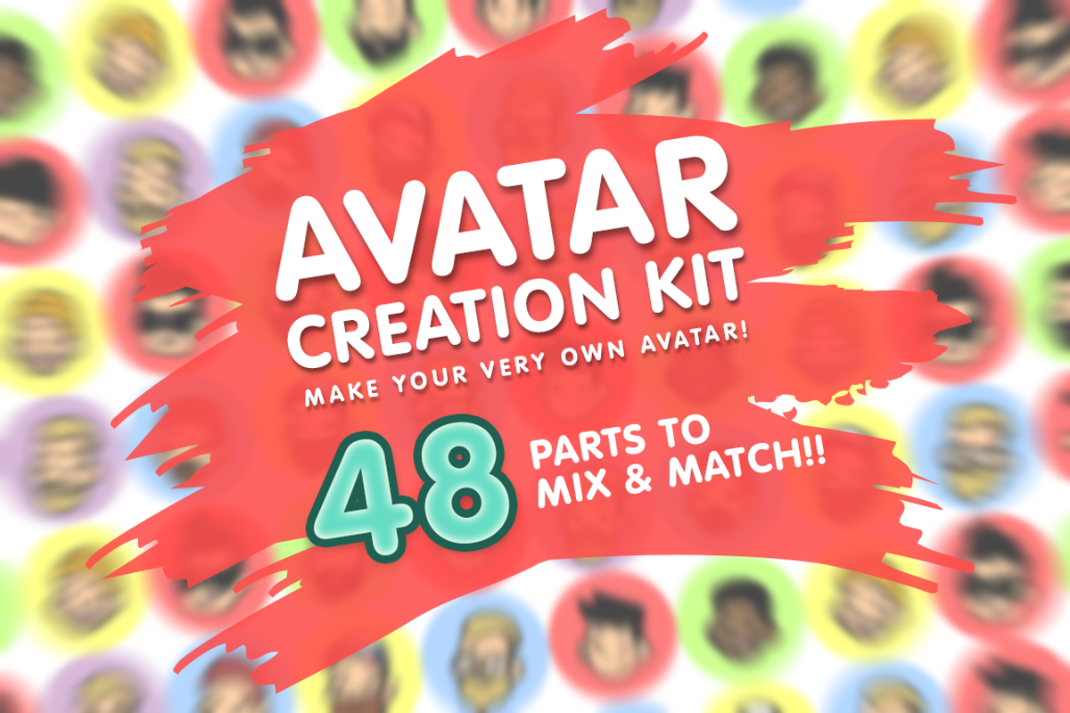 F.U.N Avatar Creation Kit, a Templates & Theme by Suhandi (Photo 1 of 3)