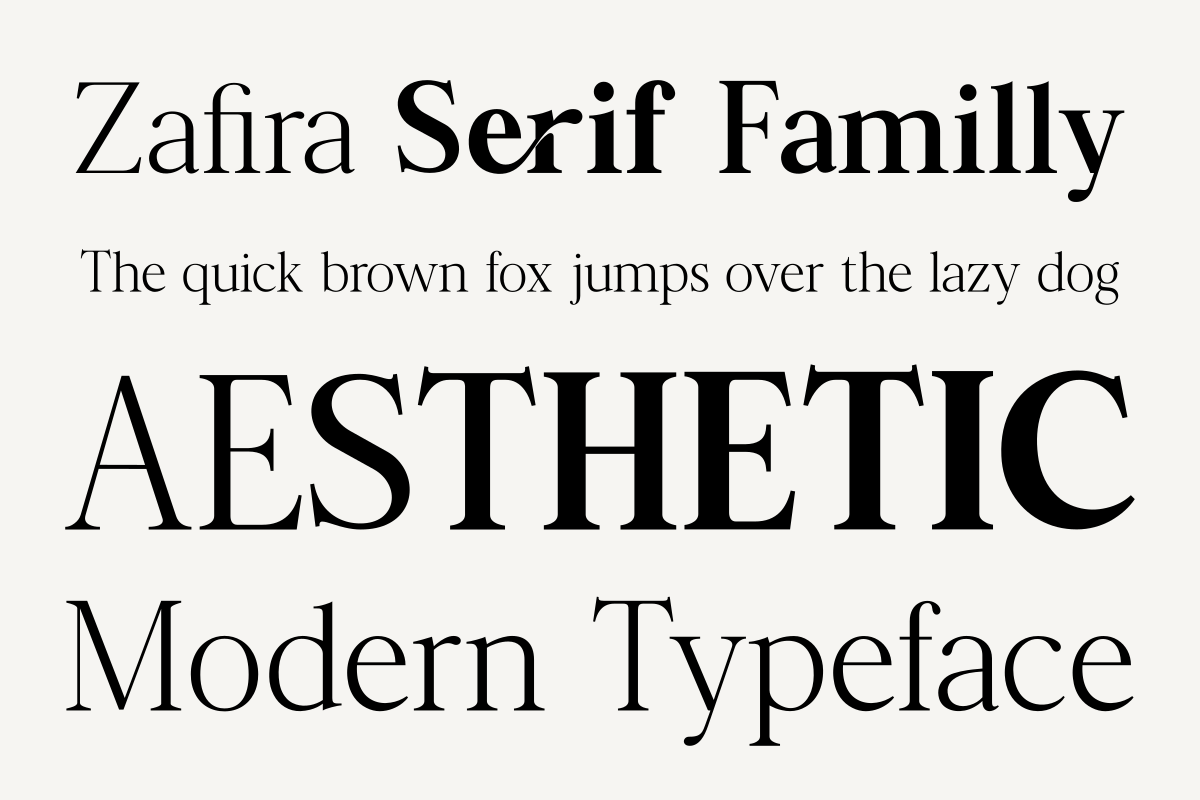Zafira Serif, a Serif Font by Zafiratype (Photo 7 of 14)